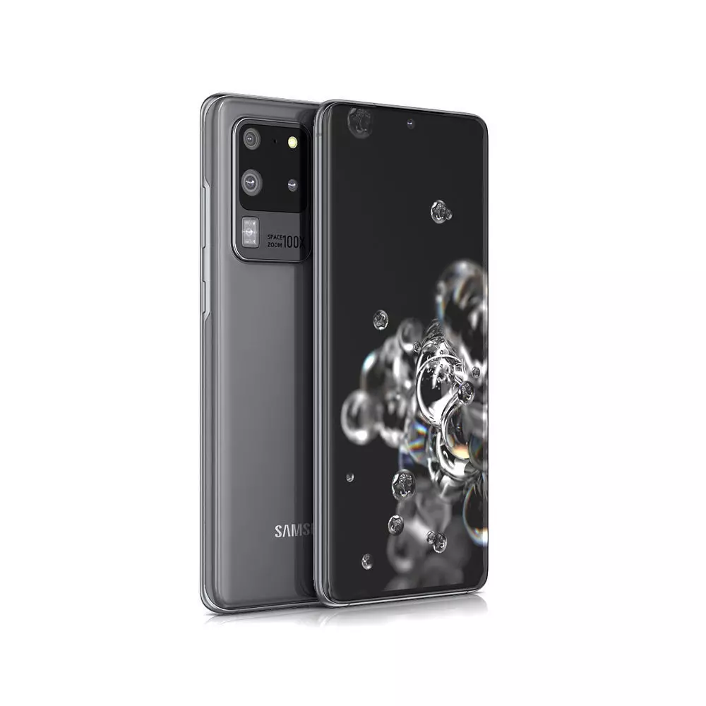 Samsung Galaxy S20 Ultra Cosmic Grey Low-poly 3D model