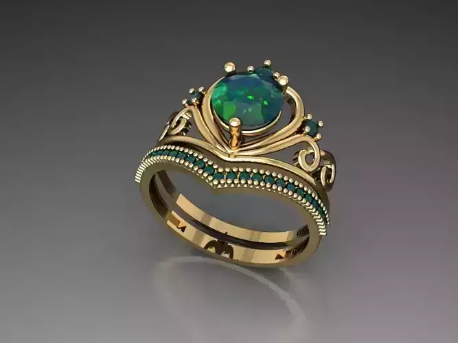 T164- Diamond solitarie ring