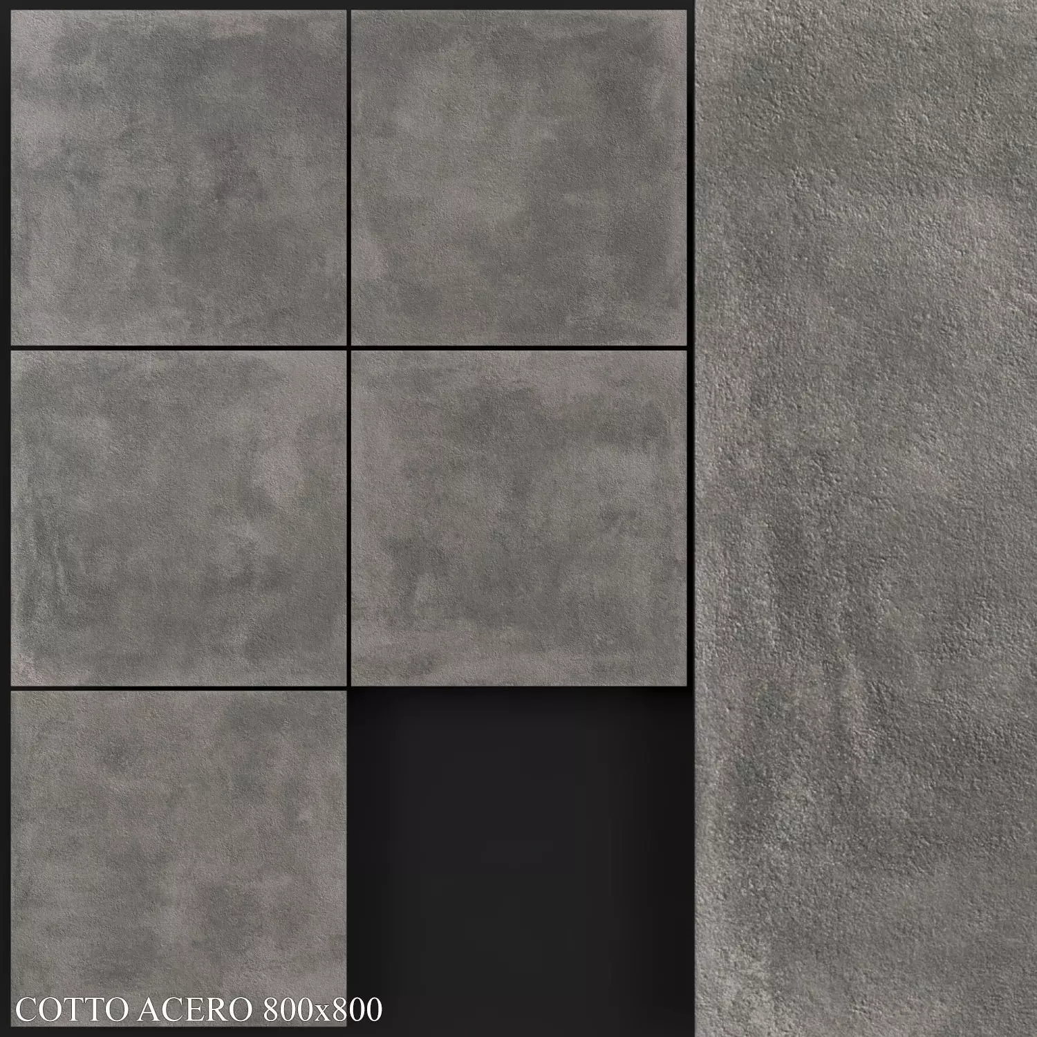 Keros Cotto Acero 800x800 3D model_0