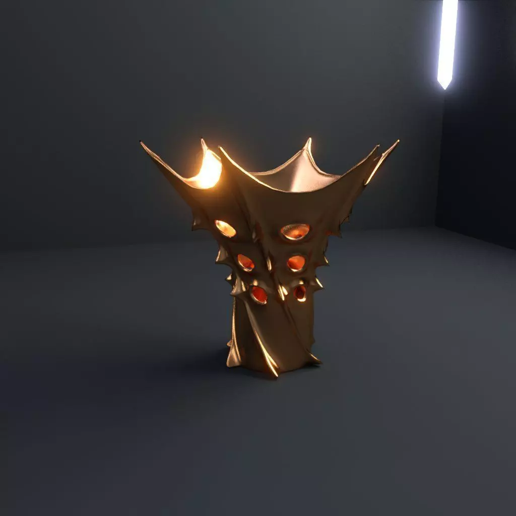 Vase of king of Mars 3D model_0