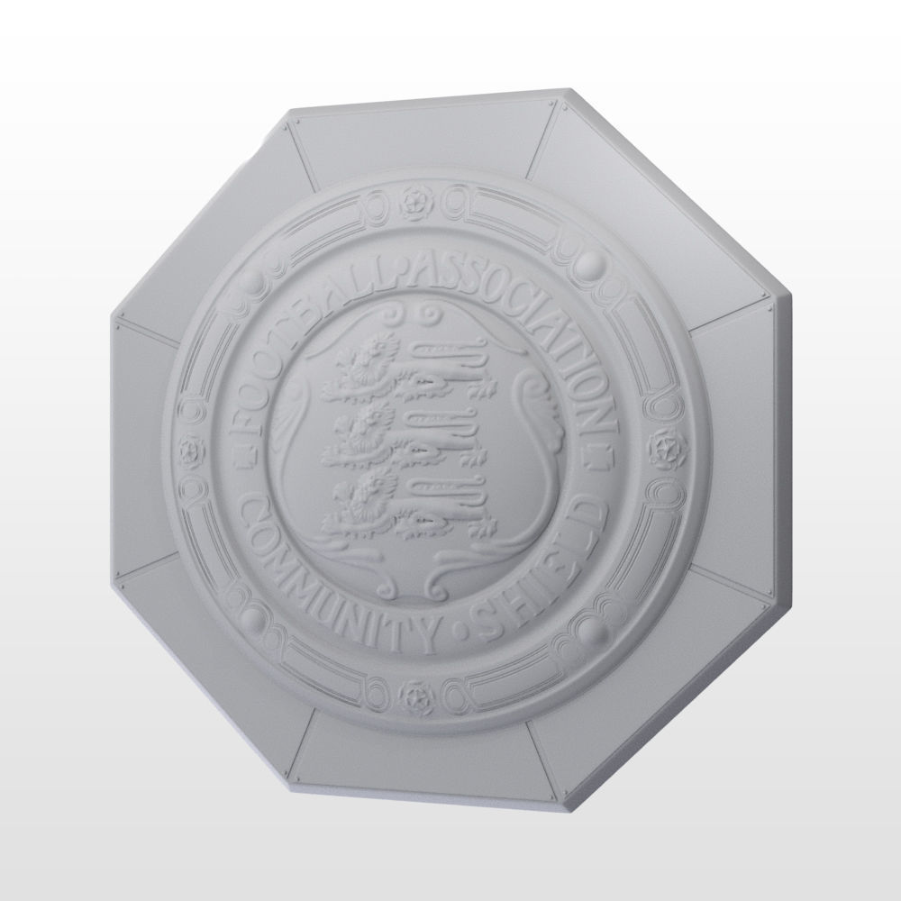 FA Community Charity Shield Trophy 3D model_14
