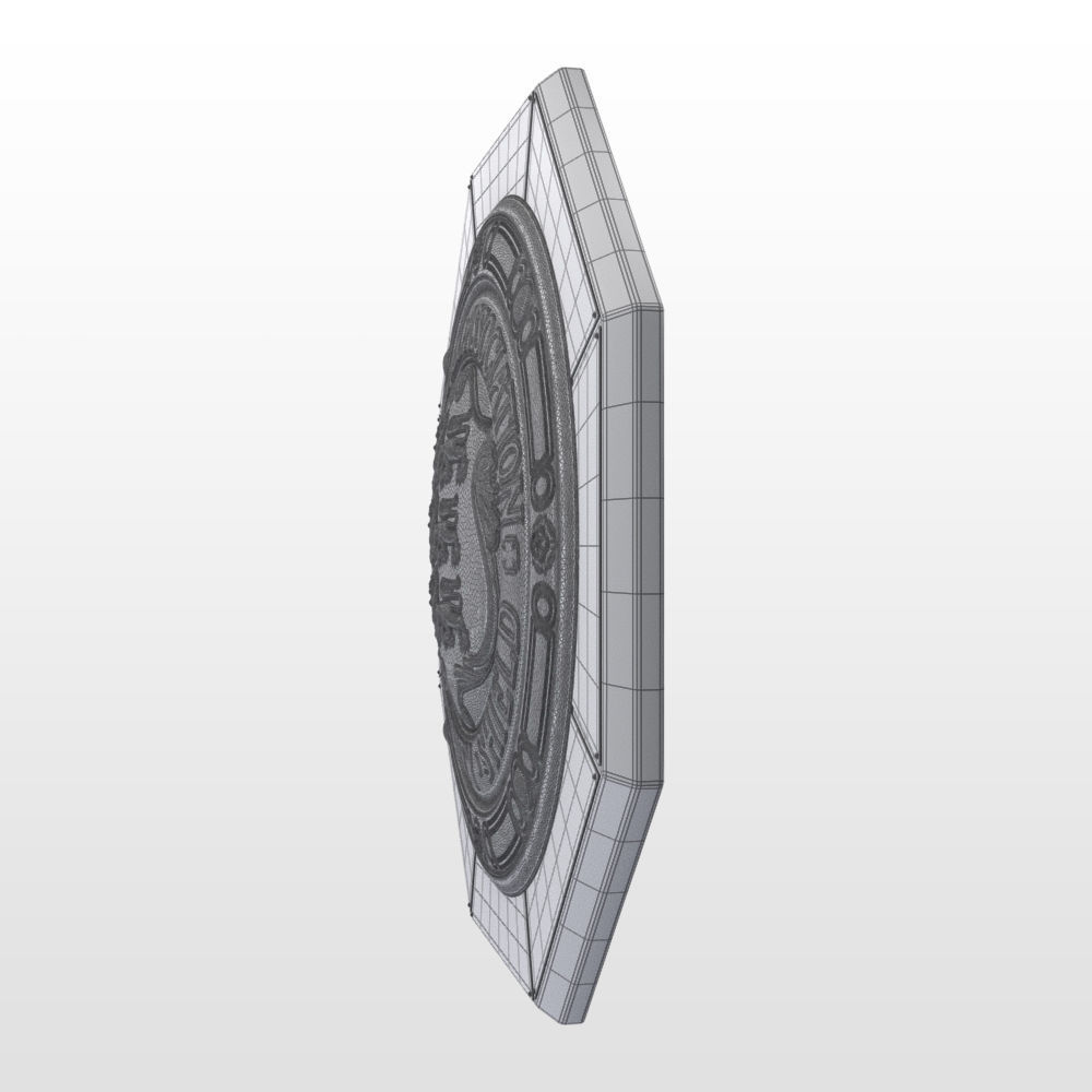 FA Community Charity Shield Trophy 3D model_25