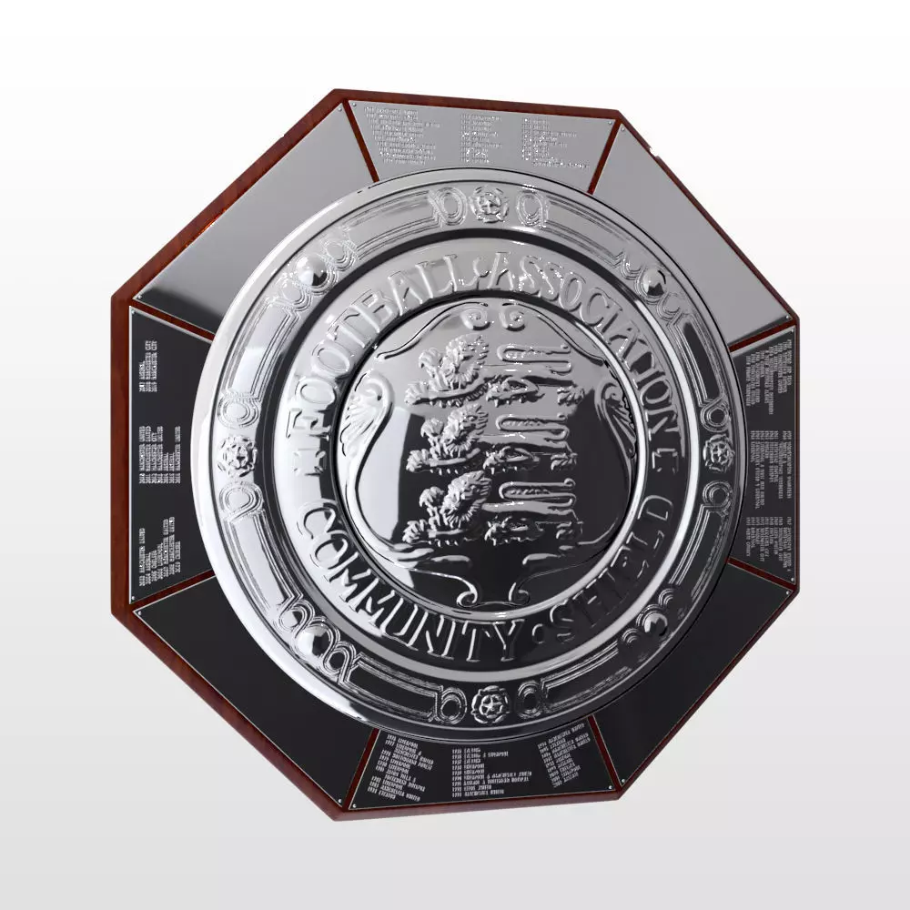 FA Community Charity Shield Trophy 3D model_0