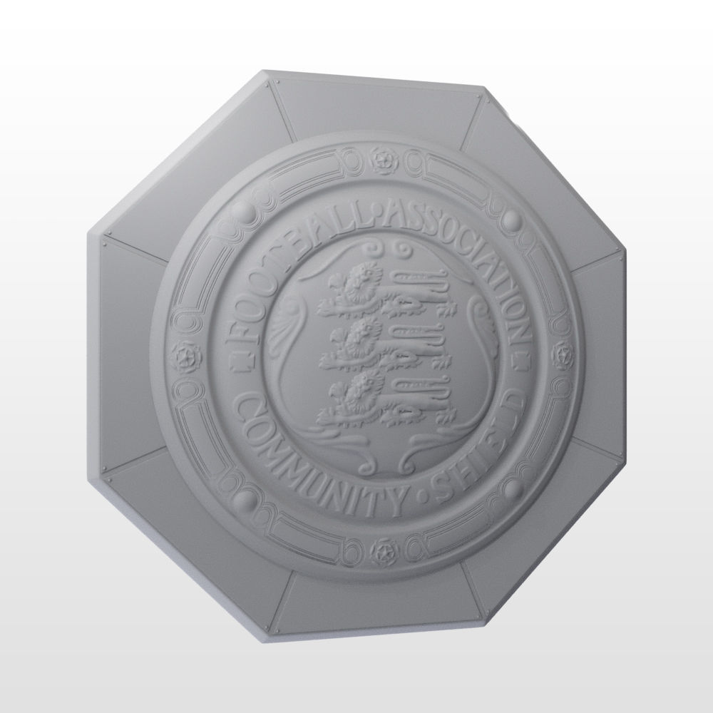 FA Community Charity Shield Trophy 3D model_12