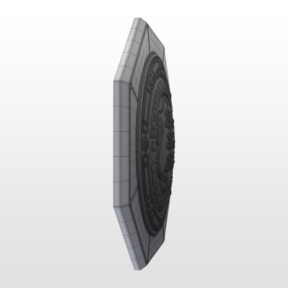 FA Community Charity Shield Trophy 3D model_19