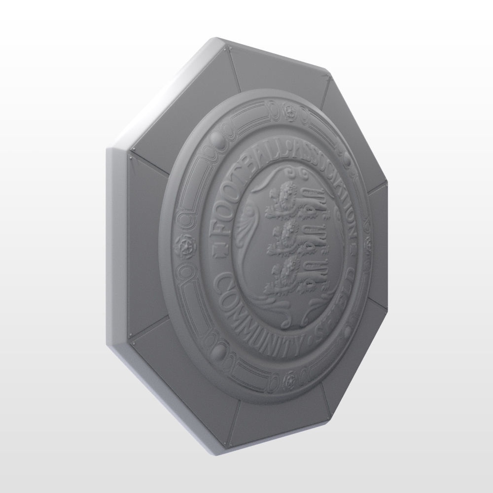 FA Community Charity Shield Trophy 3D model_11