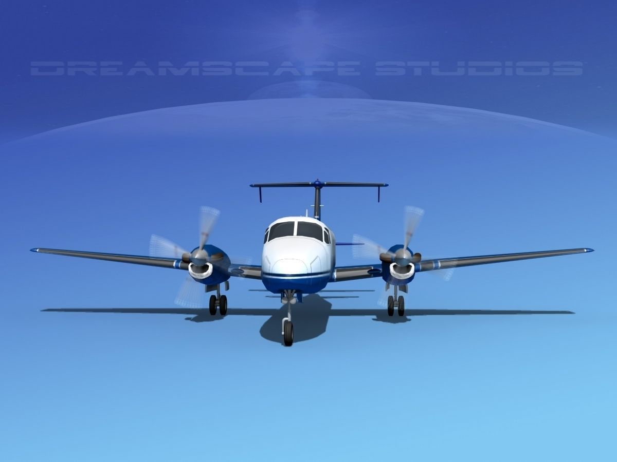 Beechcraft B1900C V07 3D model_1