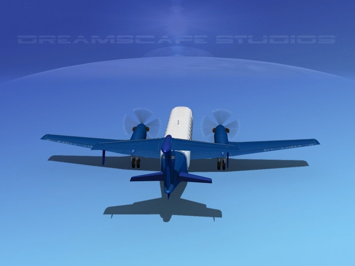 Beechcraft B1900C V07 3D model_6