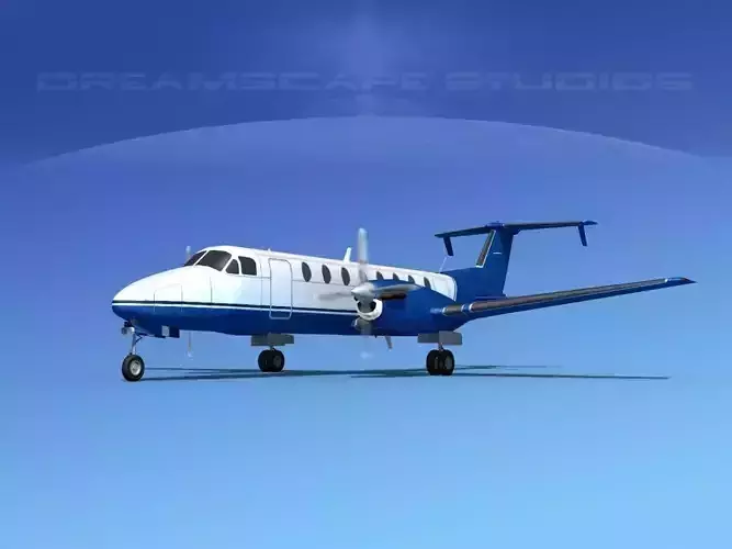 Beechcraft B1900C V07 3D model