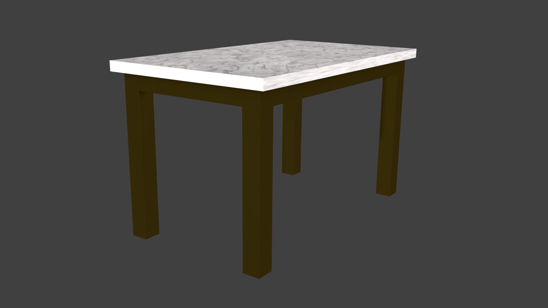 Tables table with light on top 3D model_77