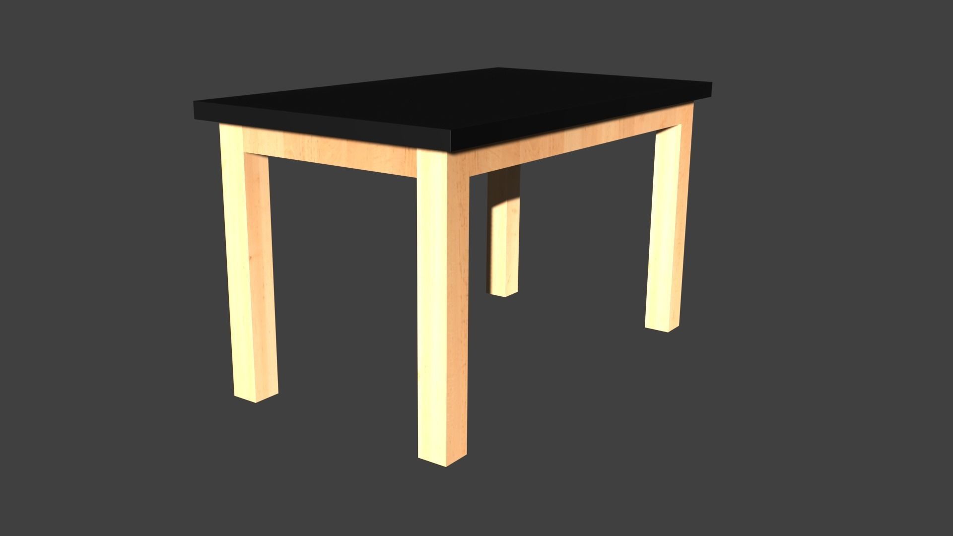 Tables table with light on top 3D model_43