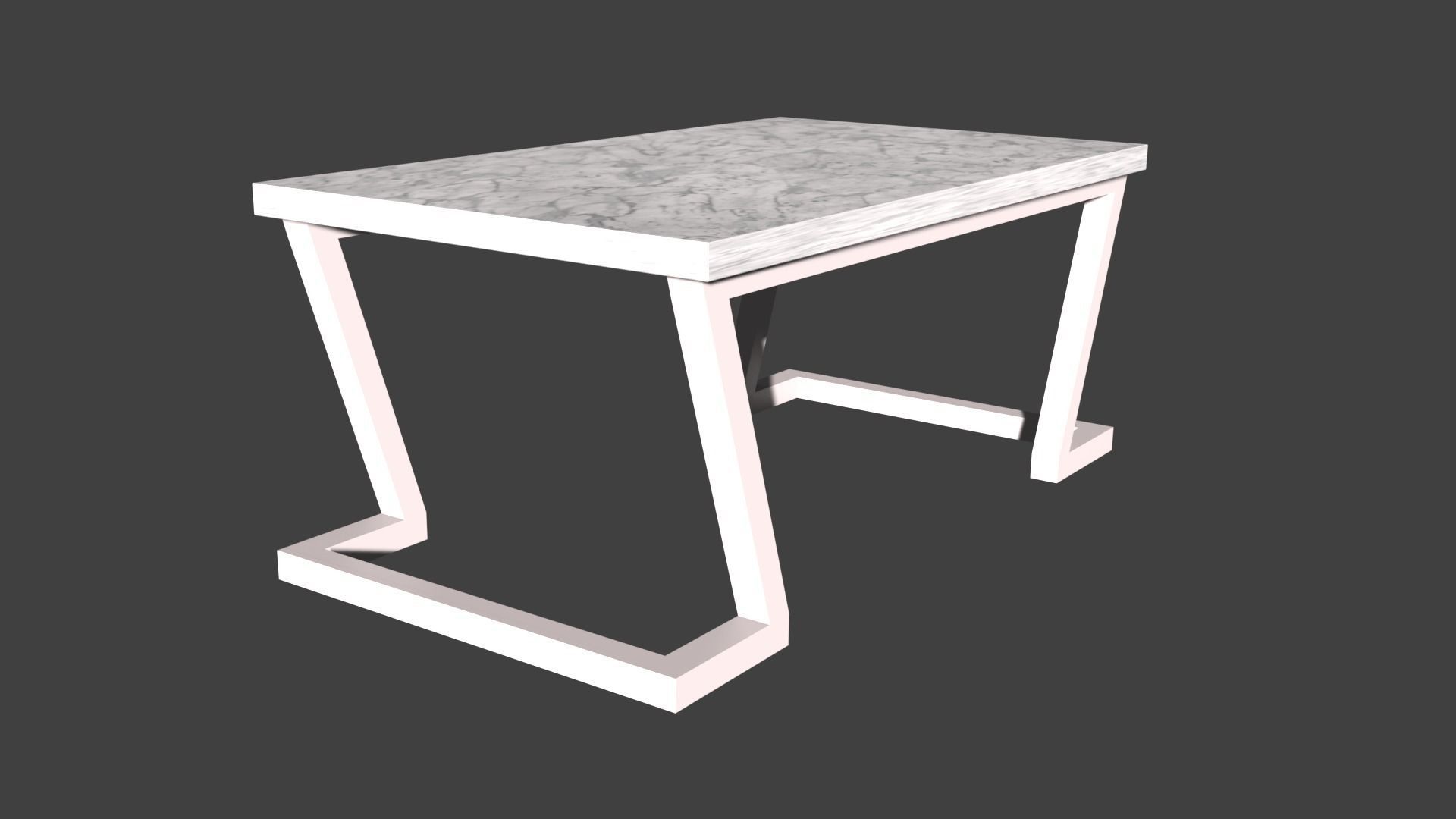 Tables table with light on top 3D model_60