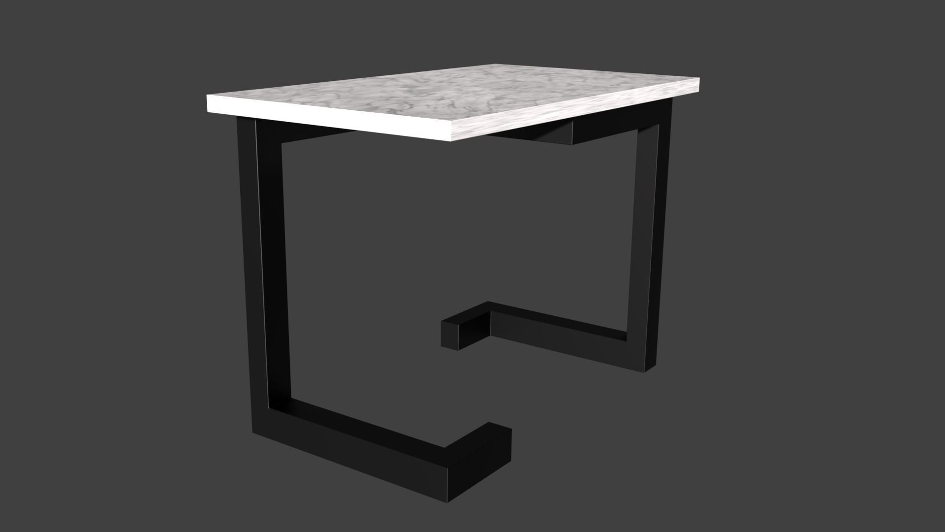 Tables table with light on top 3D model_18
