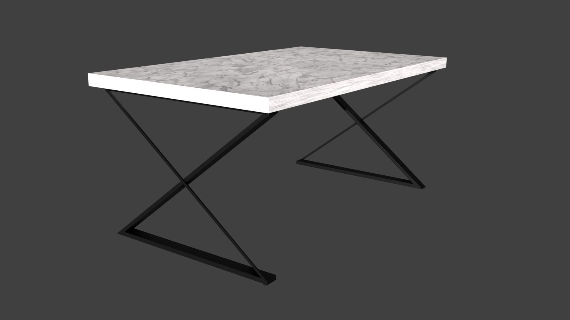 Tables table with light on top 3D model_20