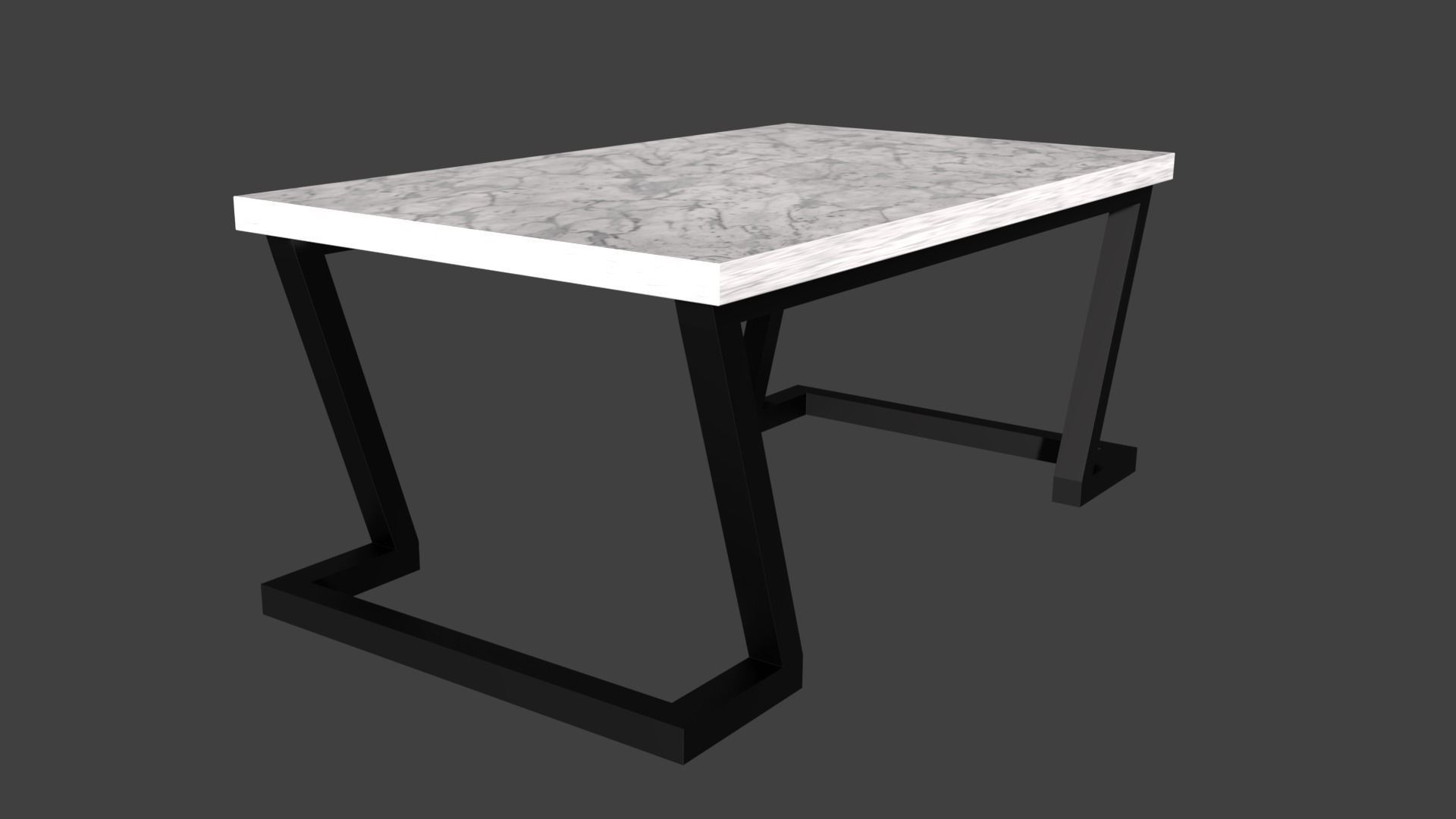 Tables table with light on top 3D model_1