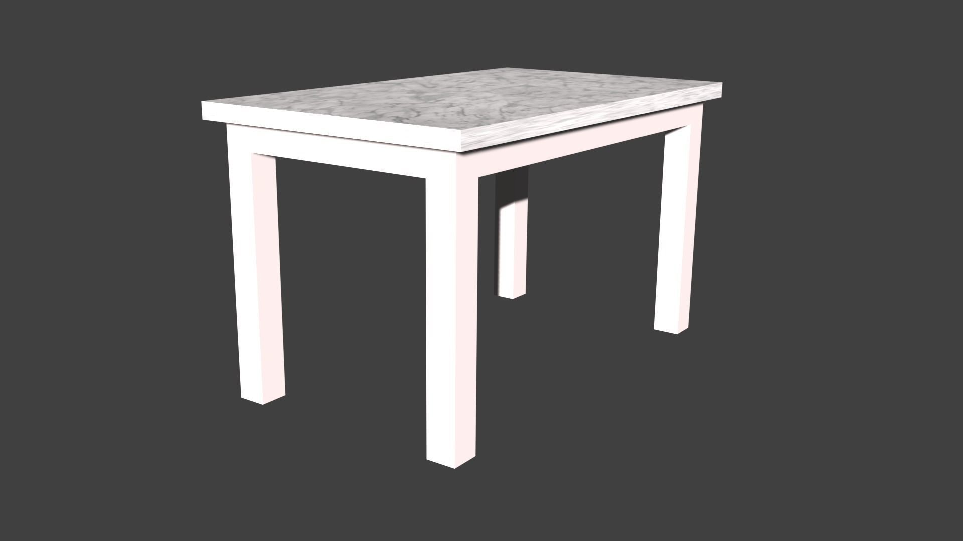 Tables table with light on top 3D model_58