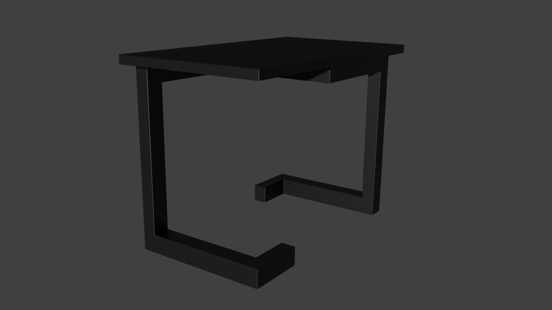 Tables table with light on top 3D model_21