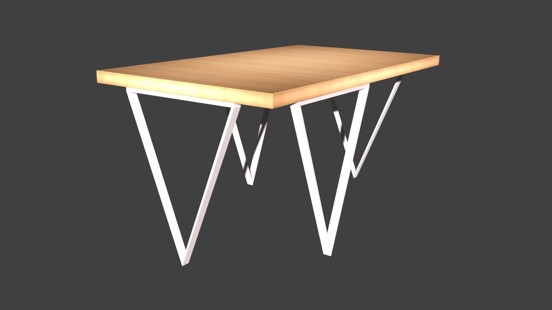 Tables table with light on top 3D model_78