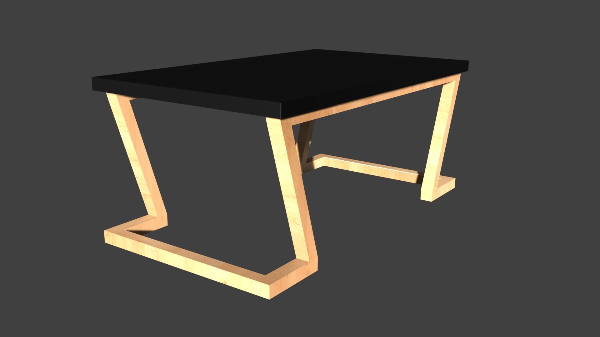 Tables table with light on top 3D model_44