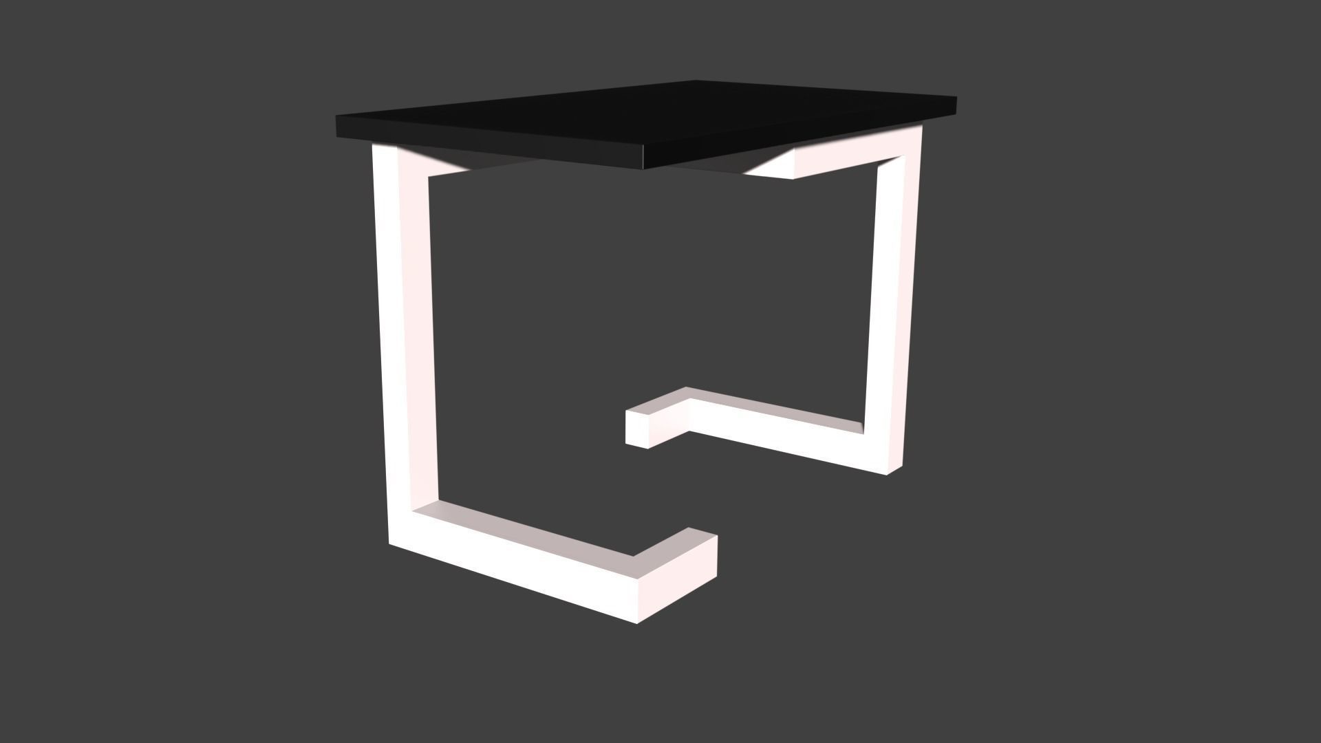 Tables table with light on top 3D model_62