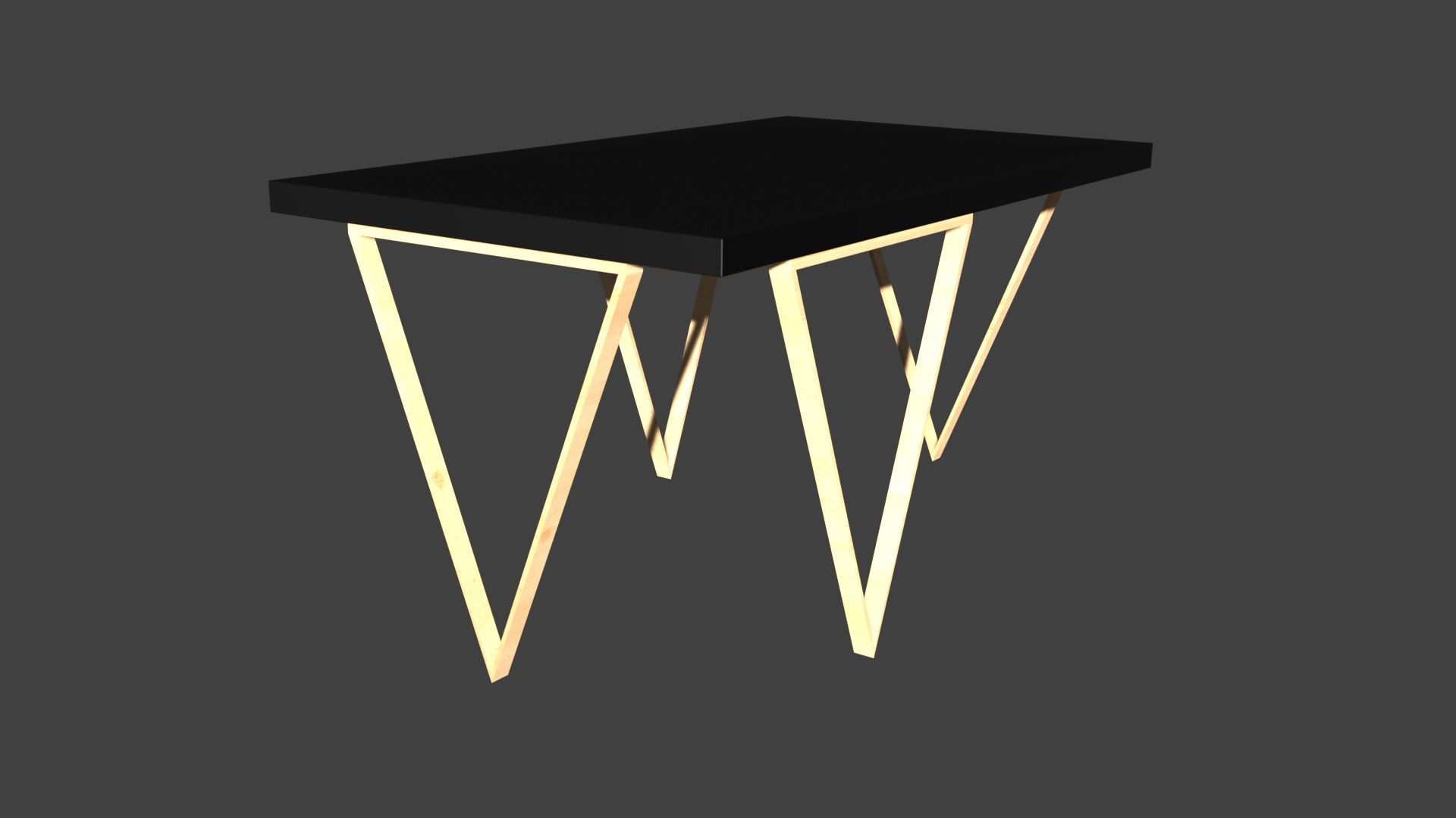 Tables table with light on top 3D model_46