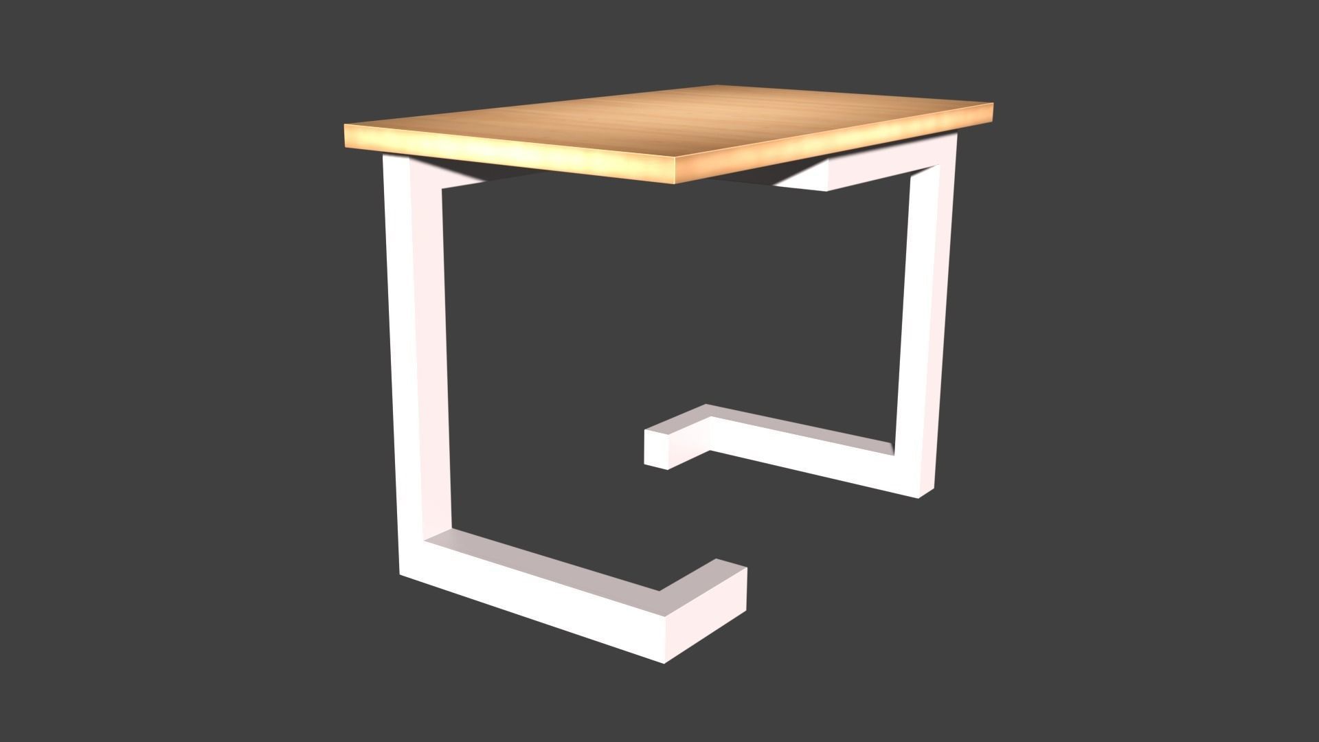 Tables table with light on top 3D model_73