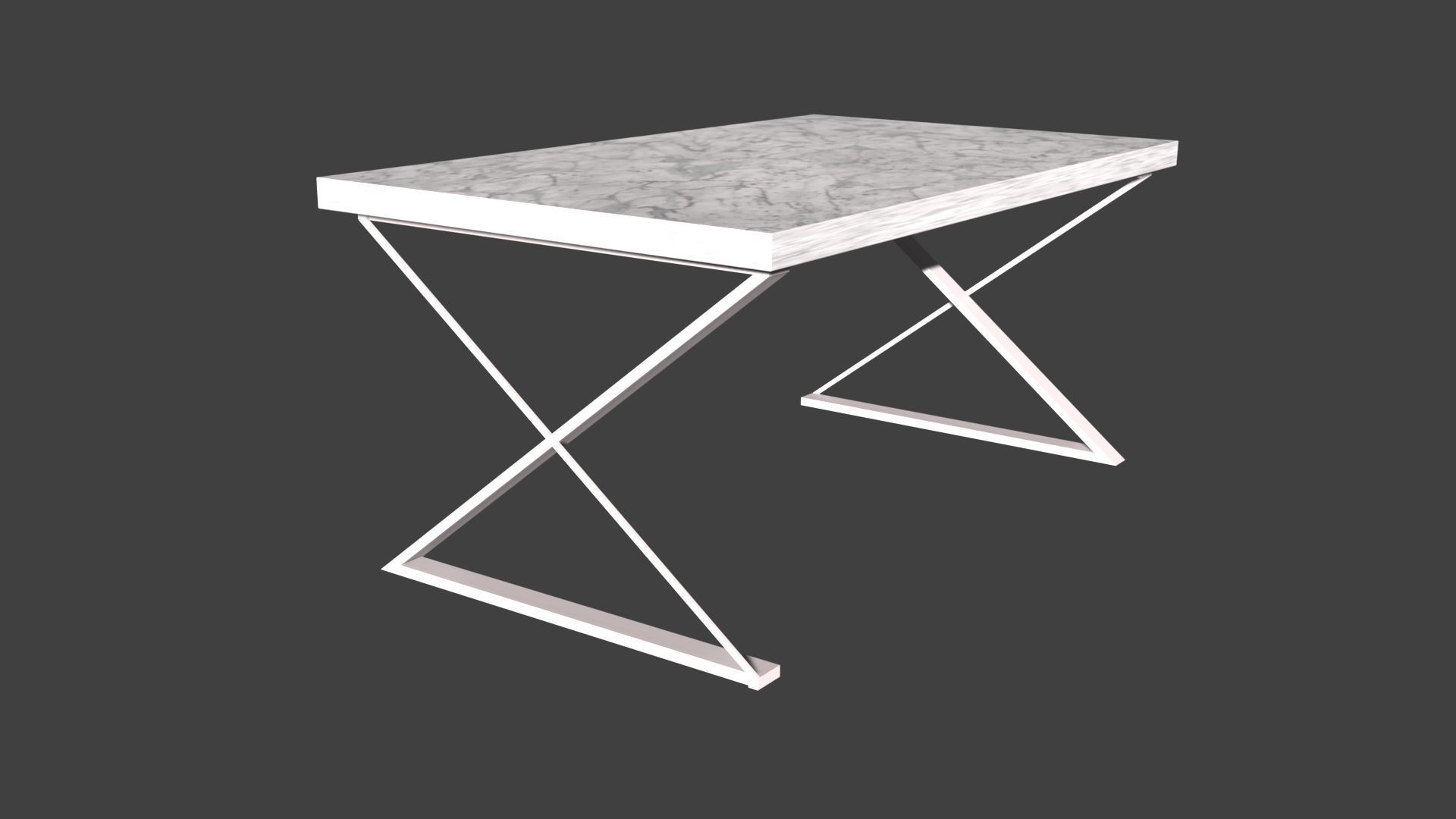Tables table with light on top 3D model_59