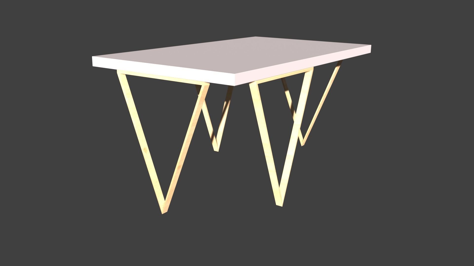 Tables table with light on top 3D model_51