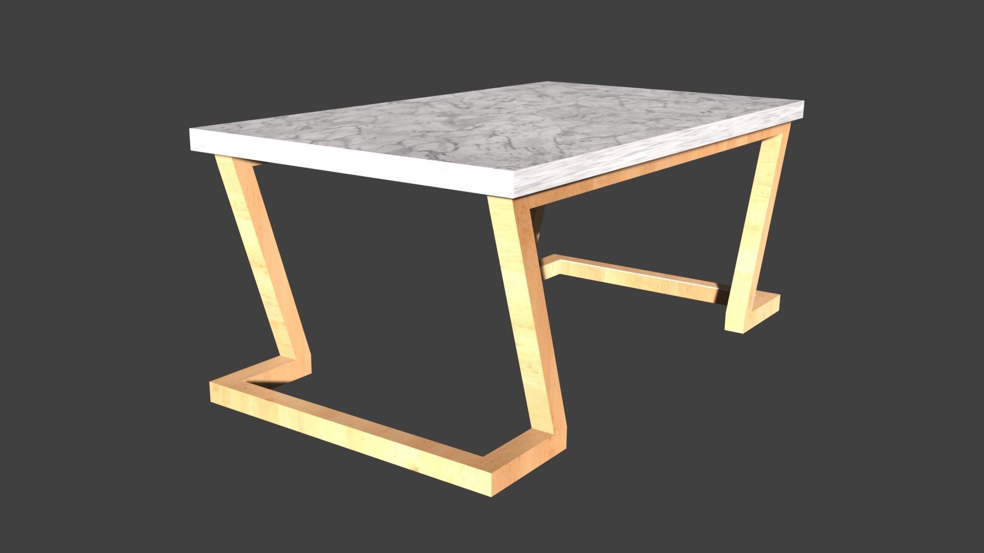 Tables table with light on top 3D model_40
