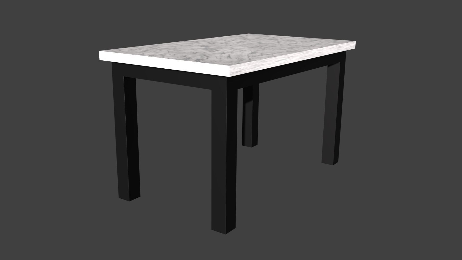 Tables table with light on top 3D model_19