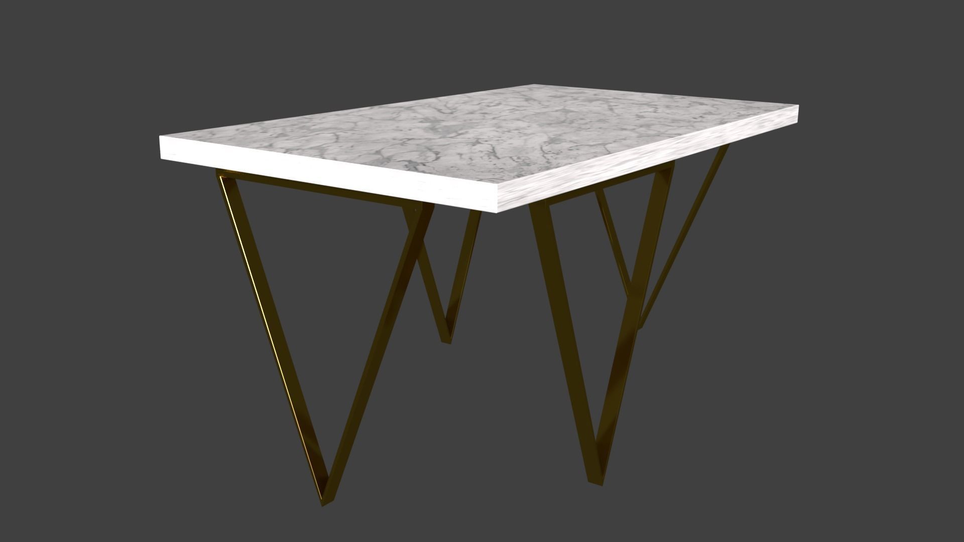 Tables table with light on top 3D model_13