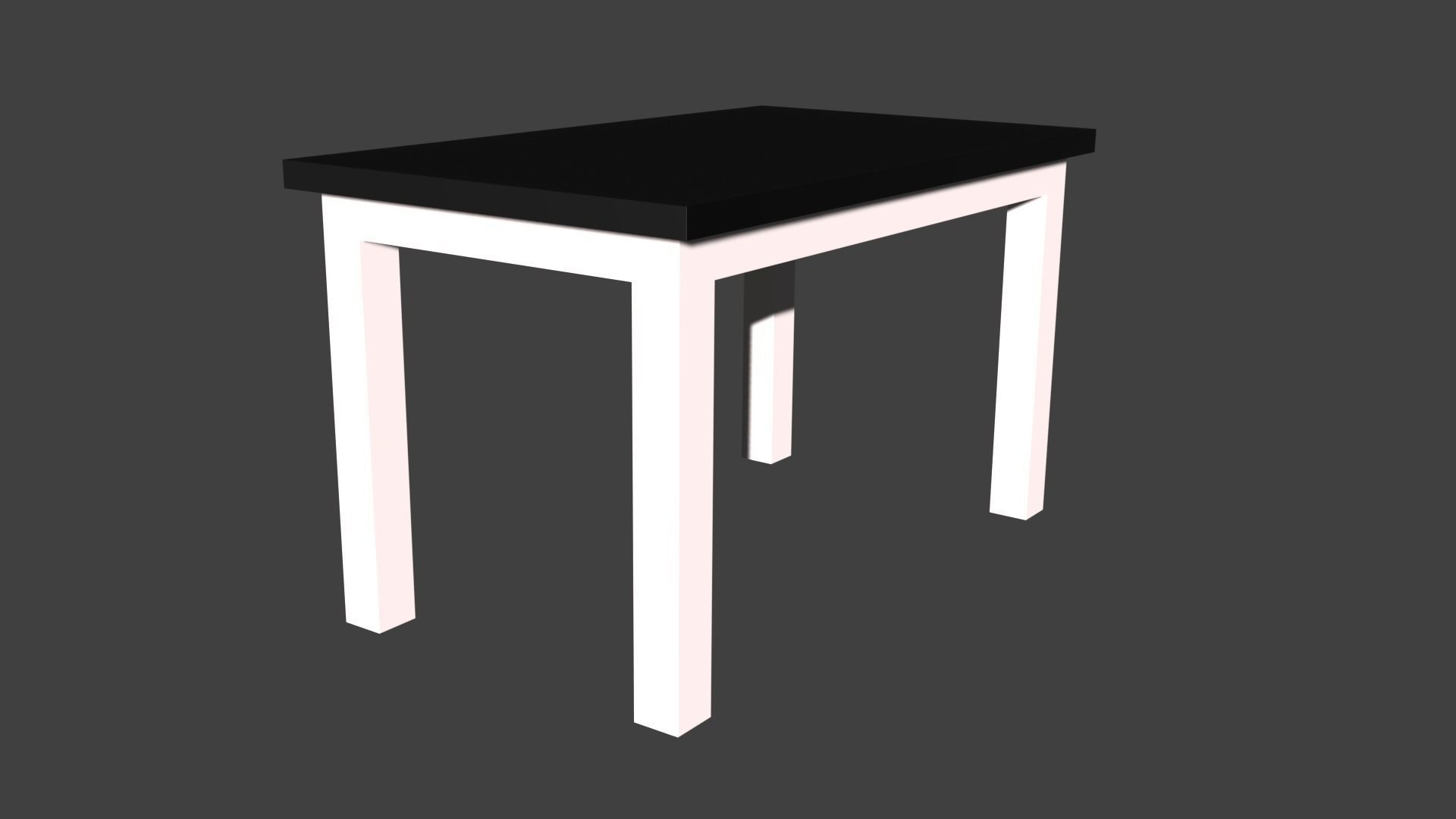 Tables table with light on top 3D model_63