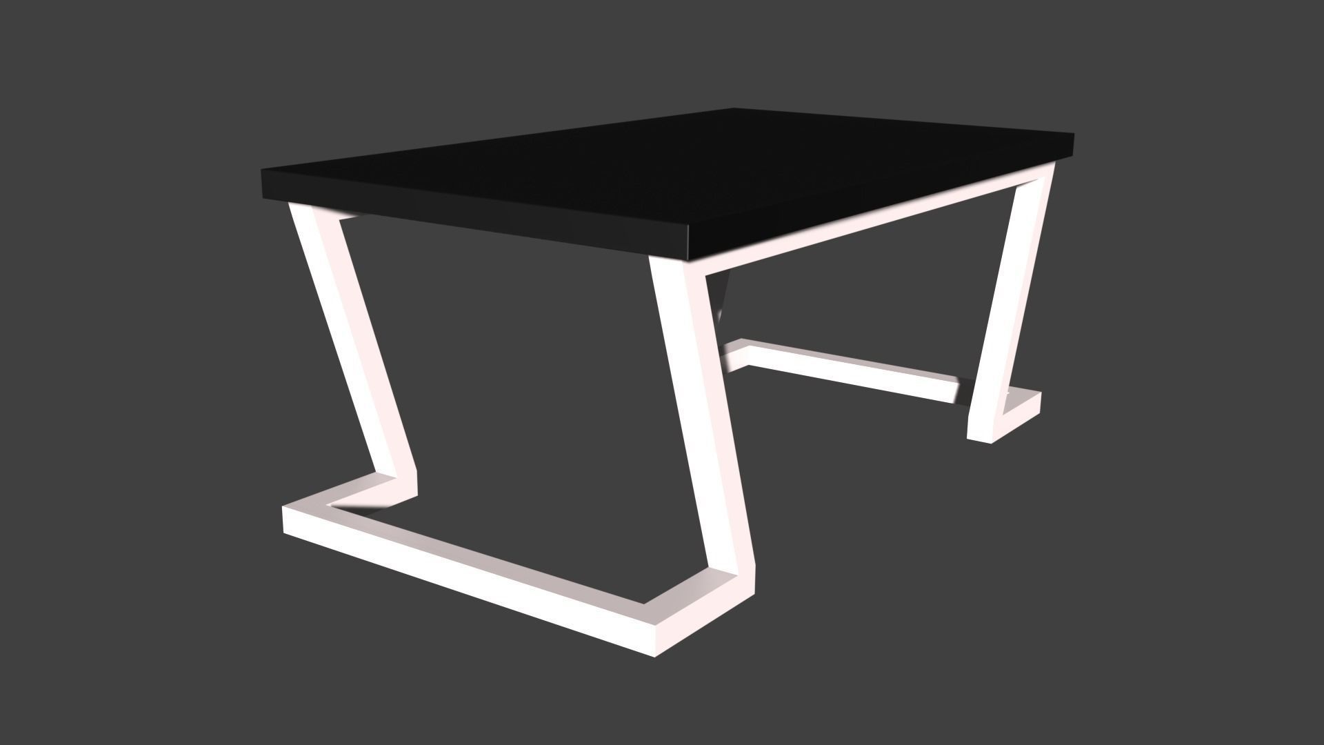 Tables table with light on top 3D model_65