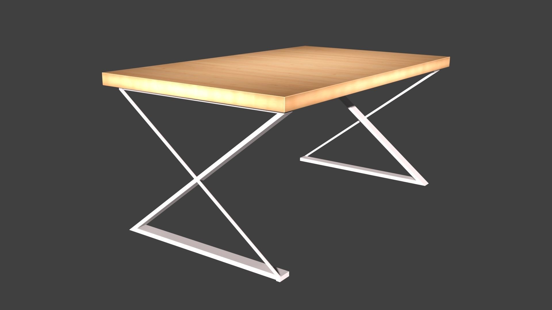 Tables table with light on top 3D model_75