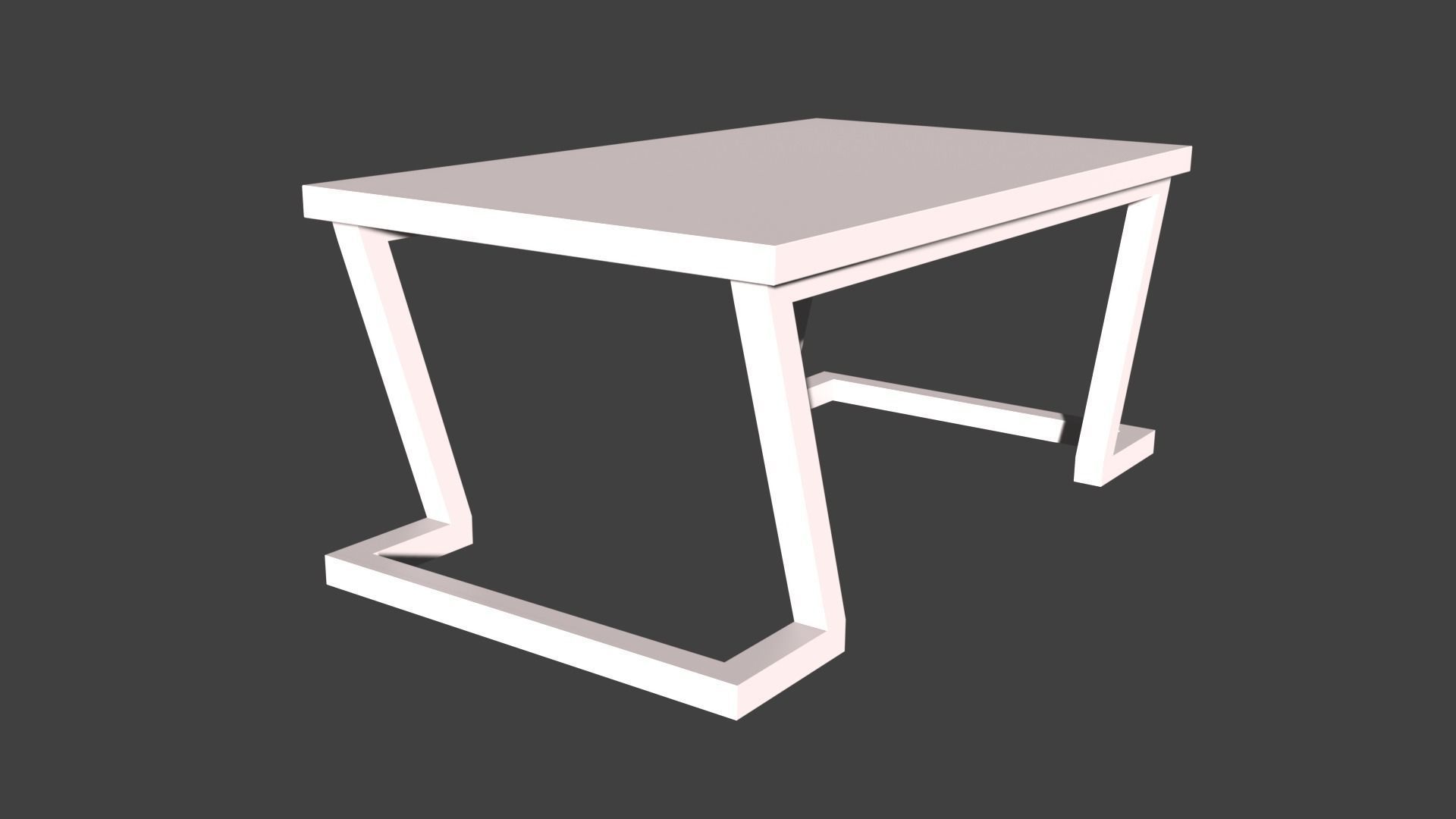Tables table with light on top 3D model_71