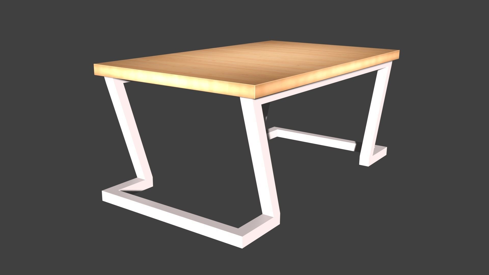 Tables table with light on top 3D model_76