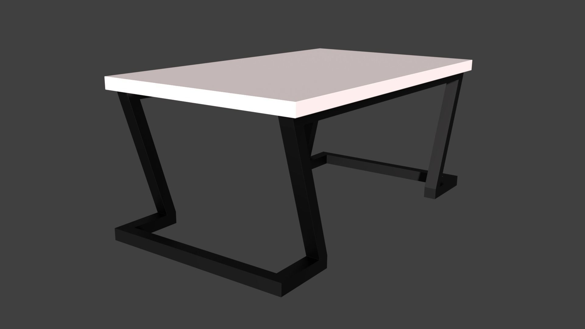 Tables table with light on top 3D model_31