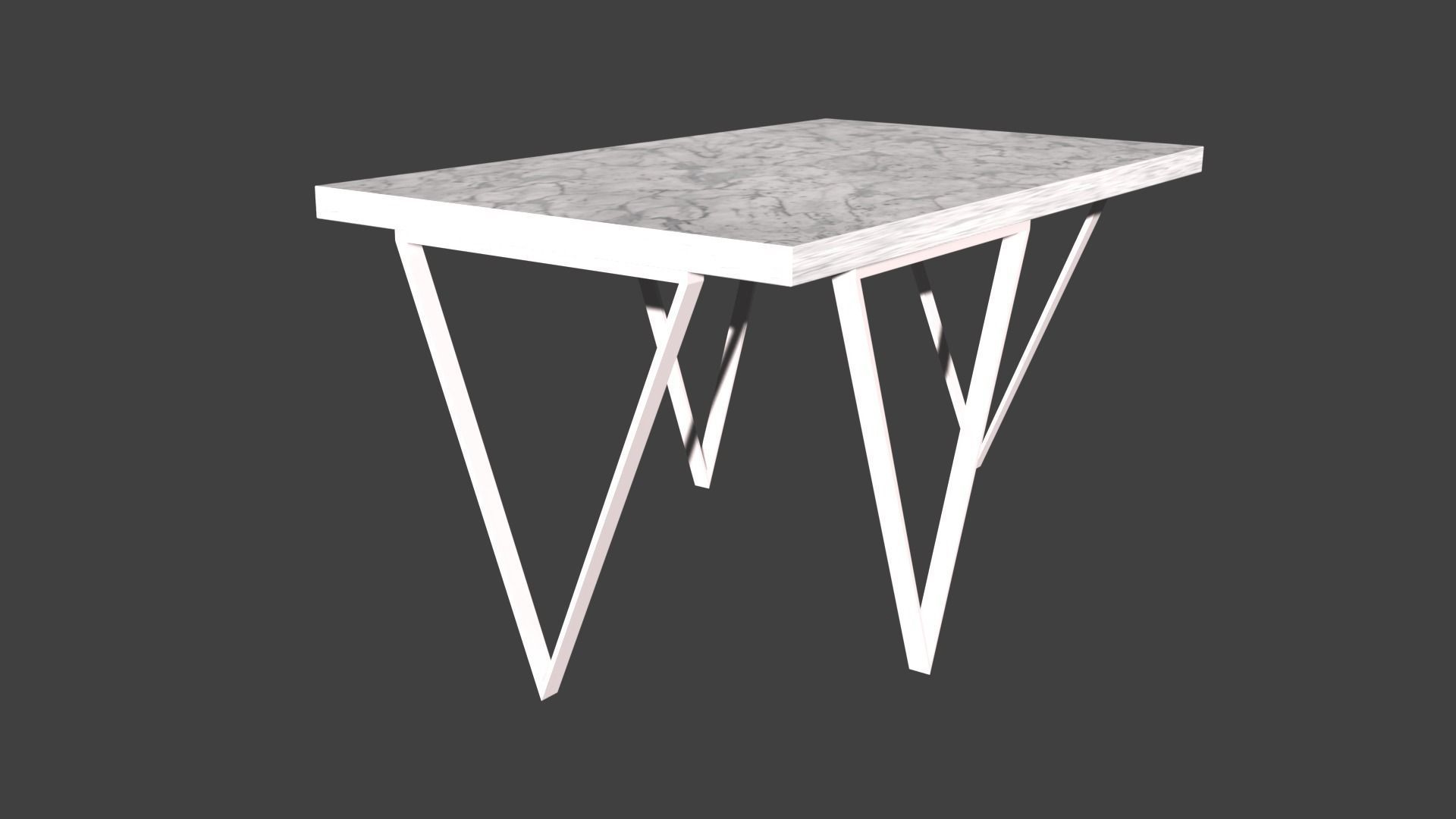 Tables table with light on top 3D model_61