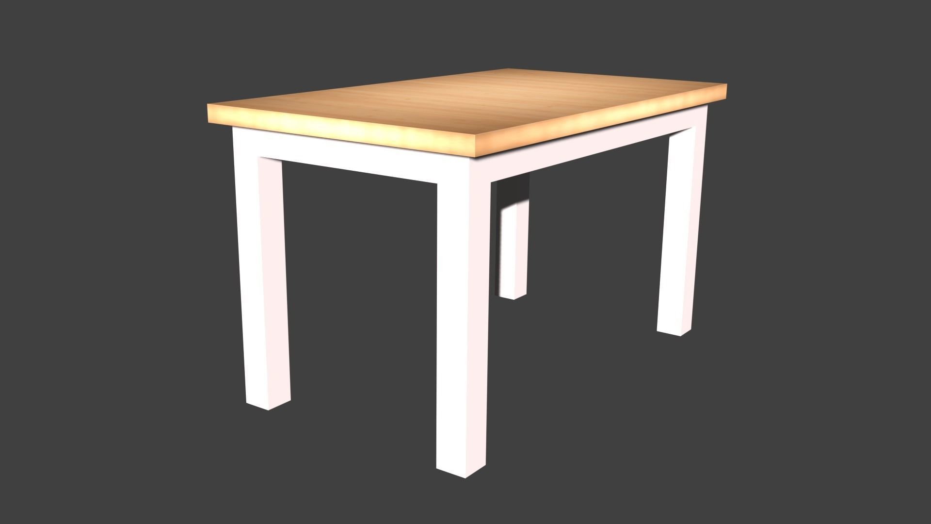 Tables table with light on top 3D model_74
