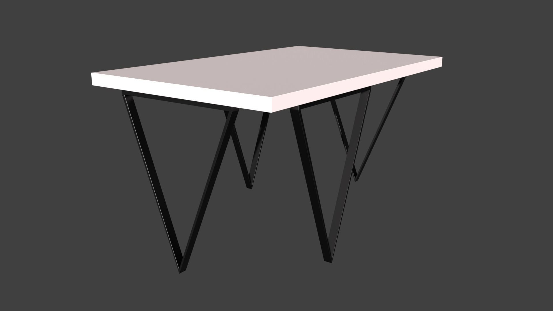 Tables table with light on top 3D model_32
