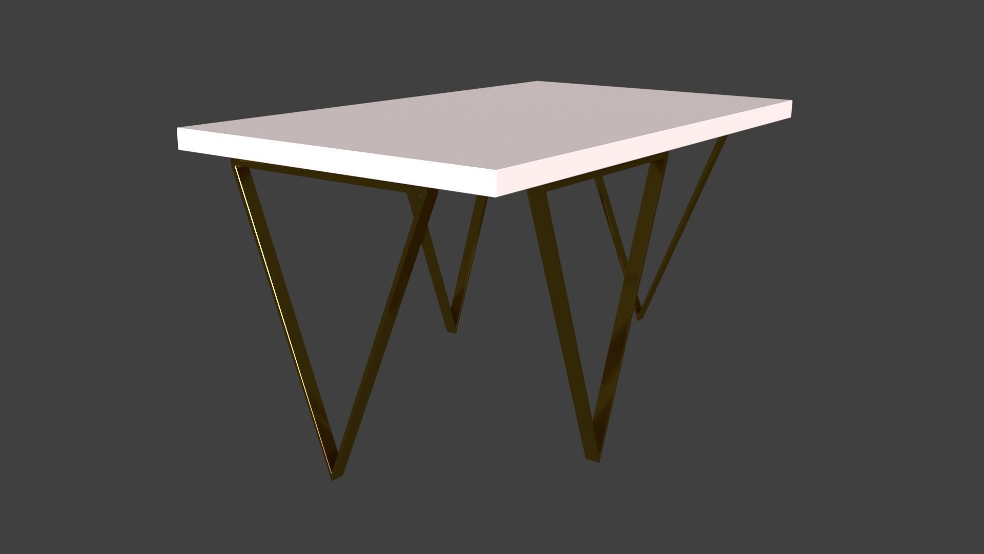 Tables table with light on top 3D model_15