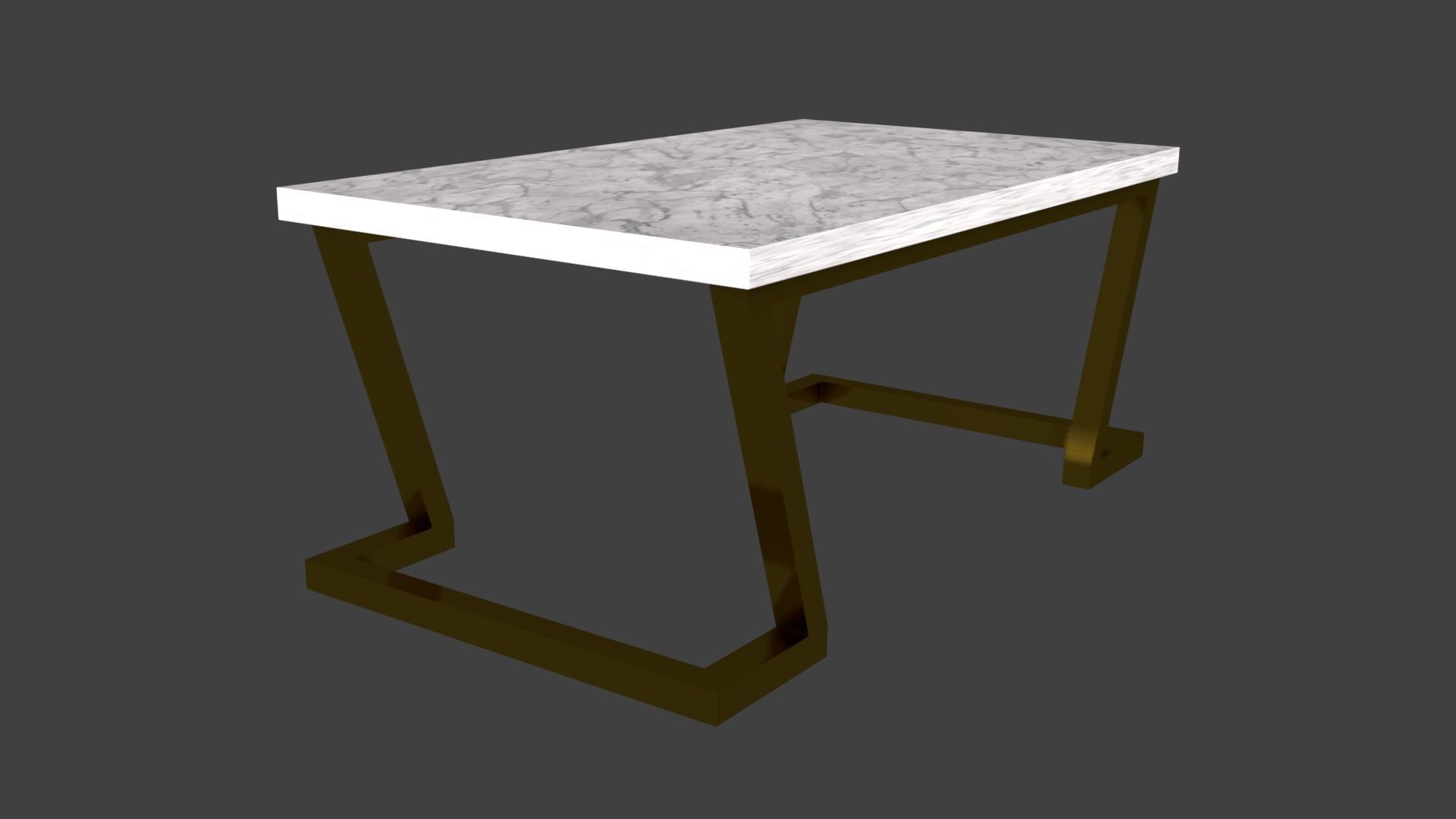 Tables table with light on top 3D model_12