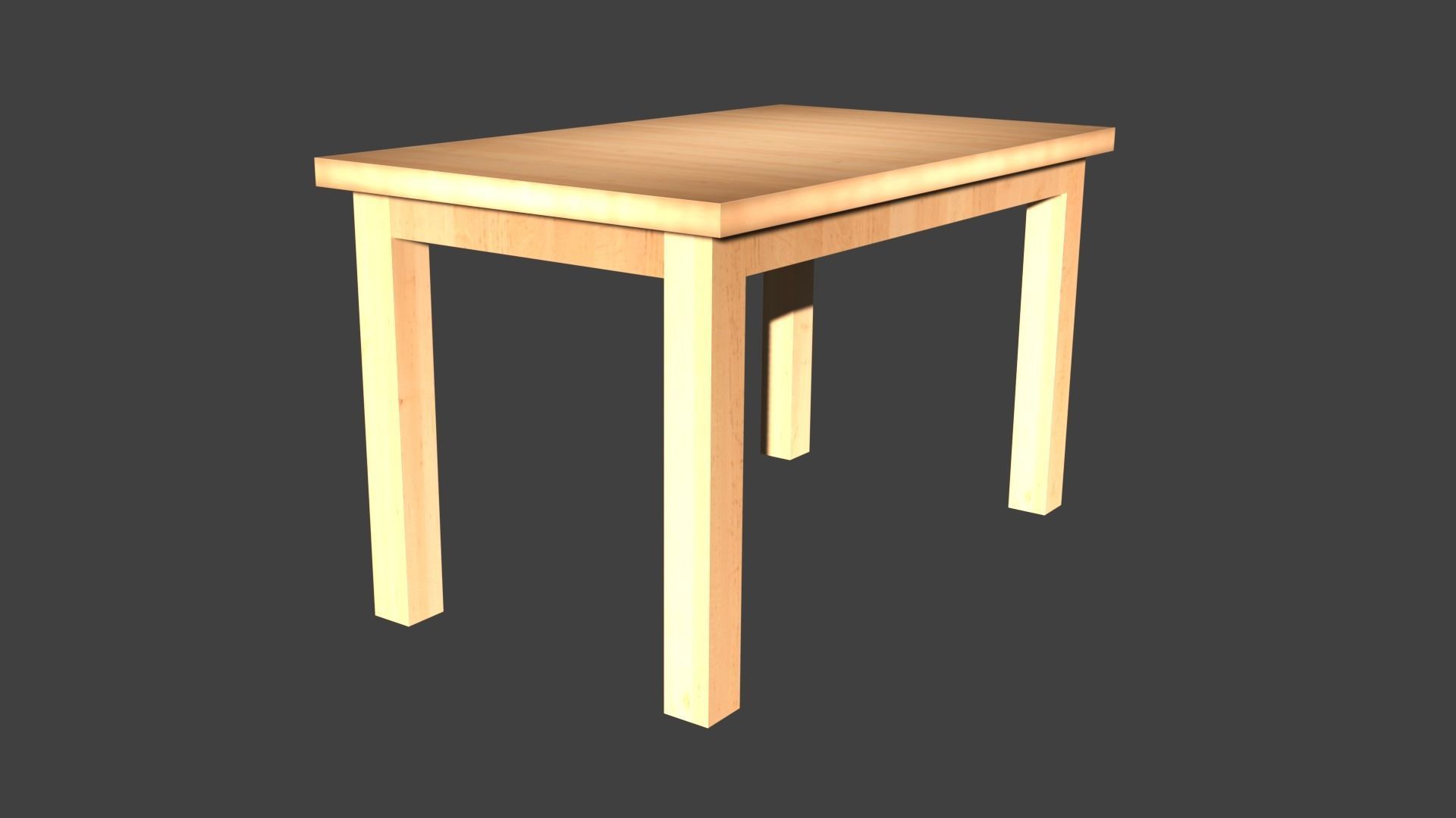 Tables table with light on top 3D model_53