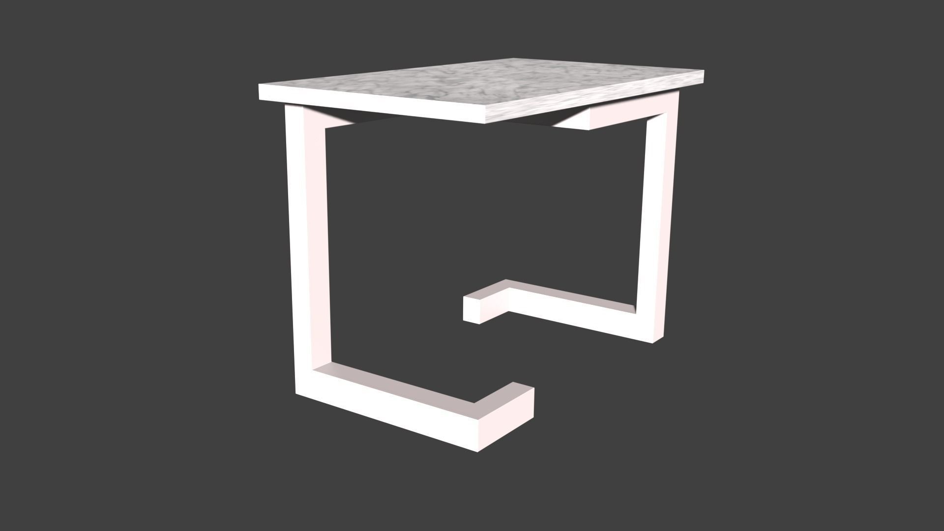 Tables table with light on top 3D model_57