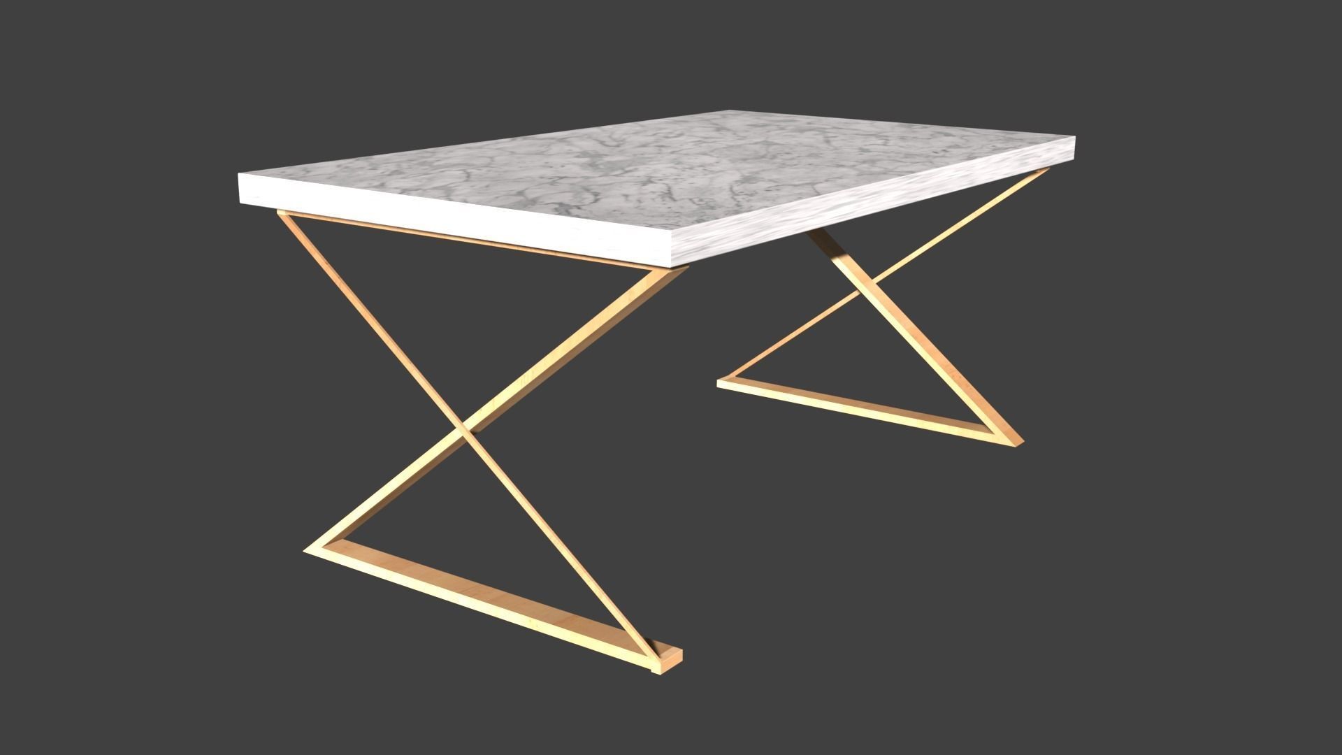 Tables table with light on top 3D model_39