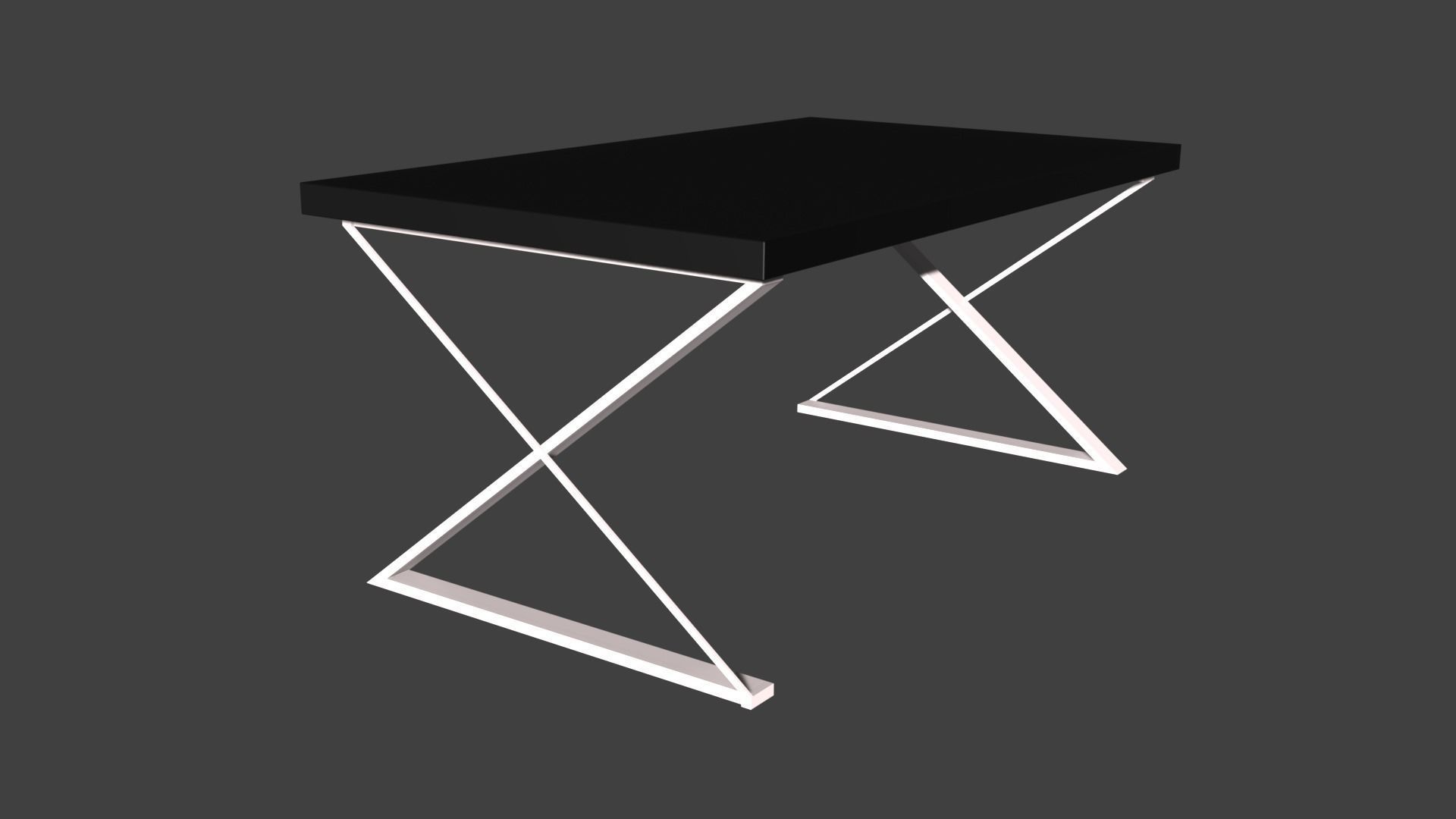 Tables table with light on top 3D model_64