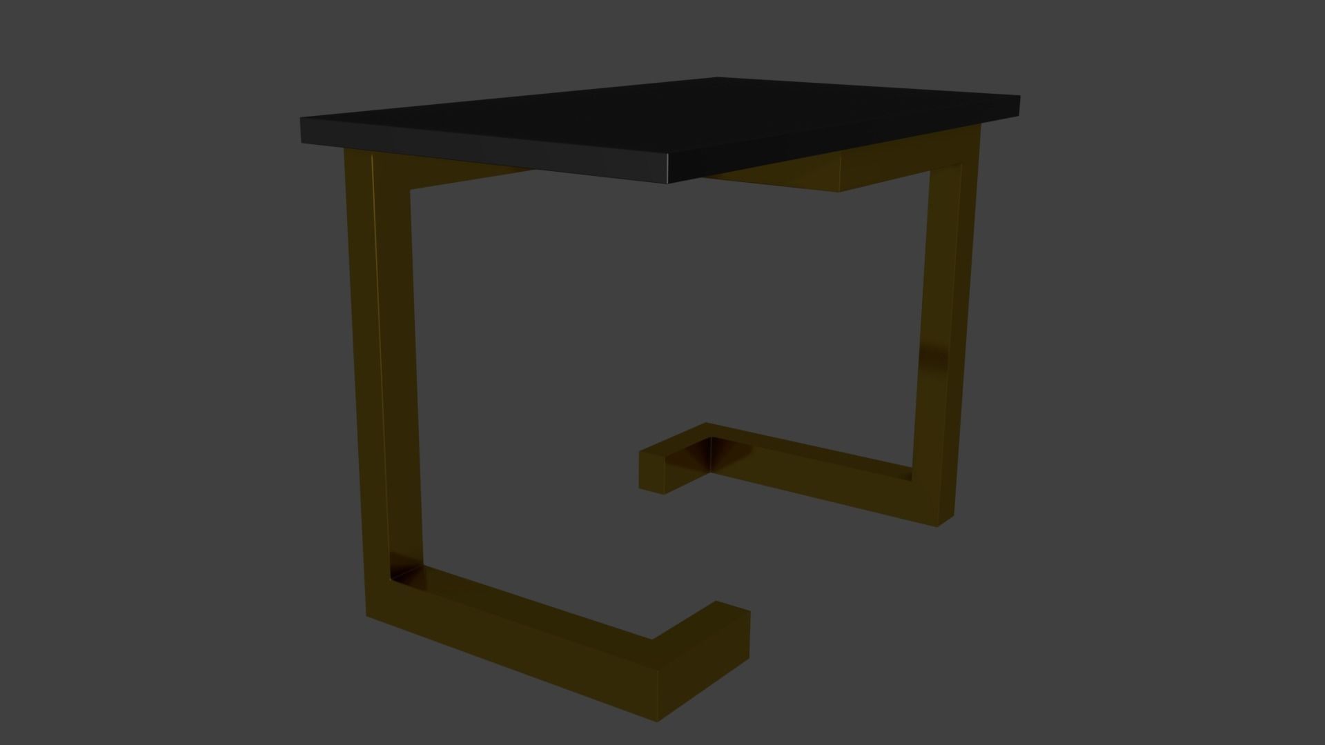 Tables table with light on top 3D model_26
