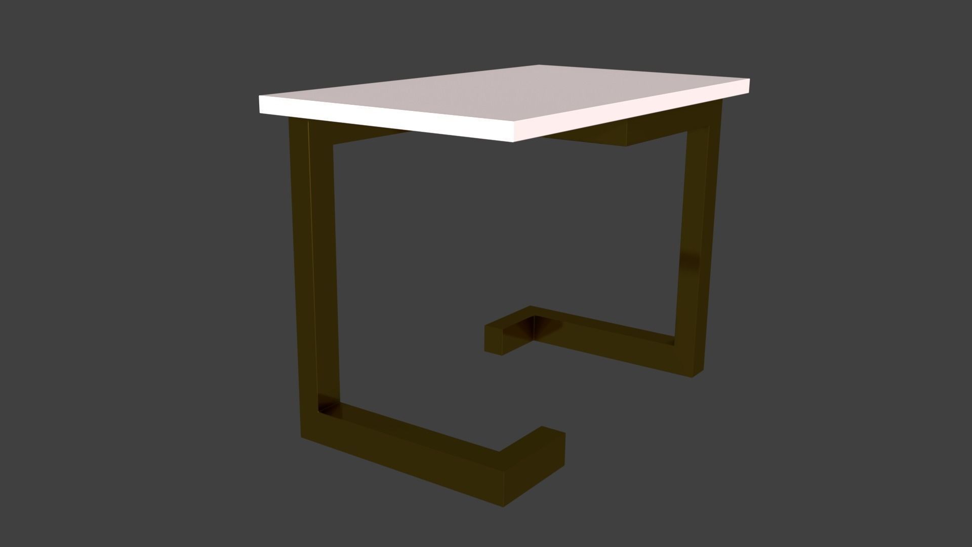 Tables table with light on top 3D model_16