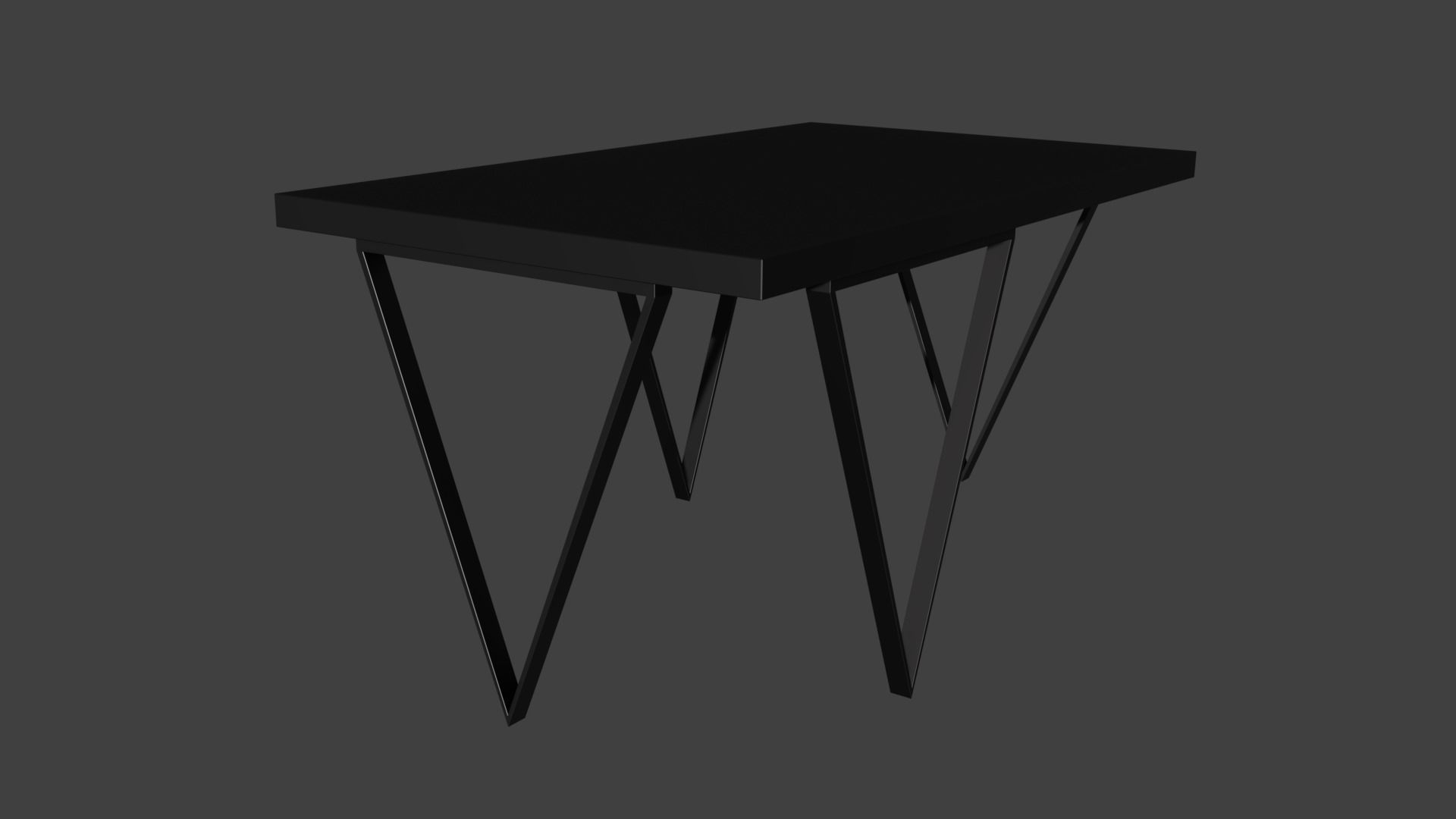Tables table with light on top 3D model_27