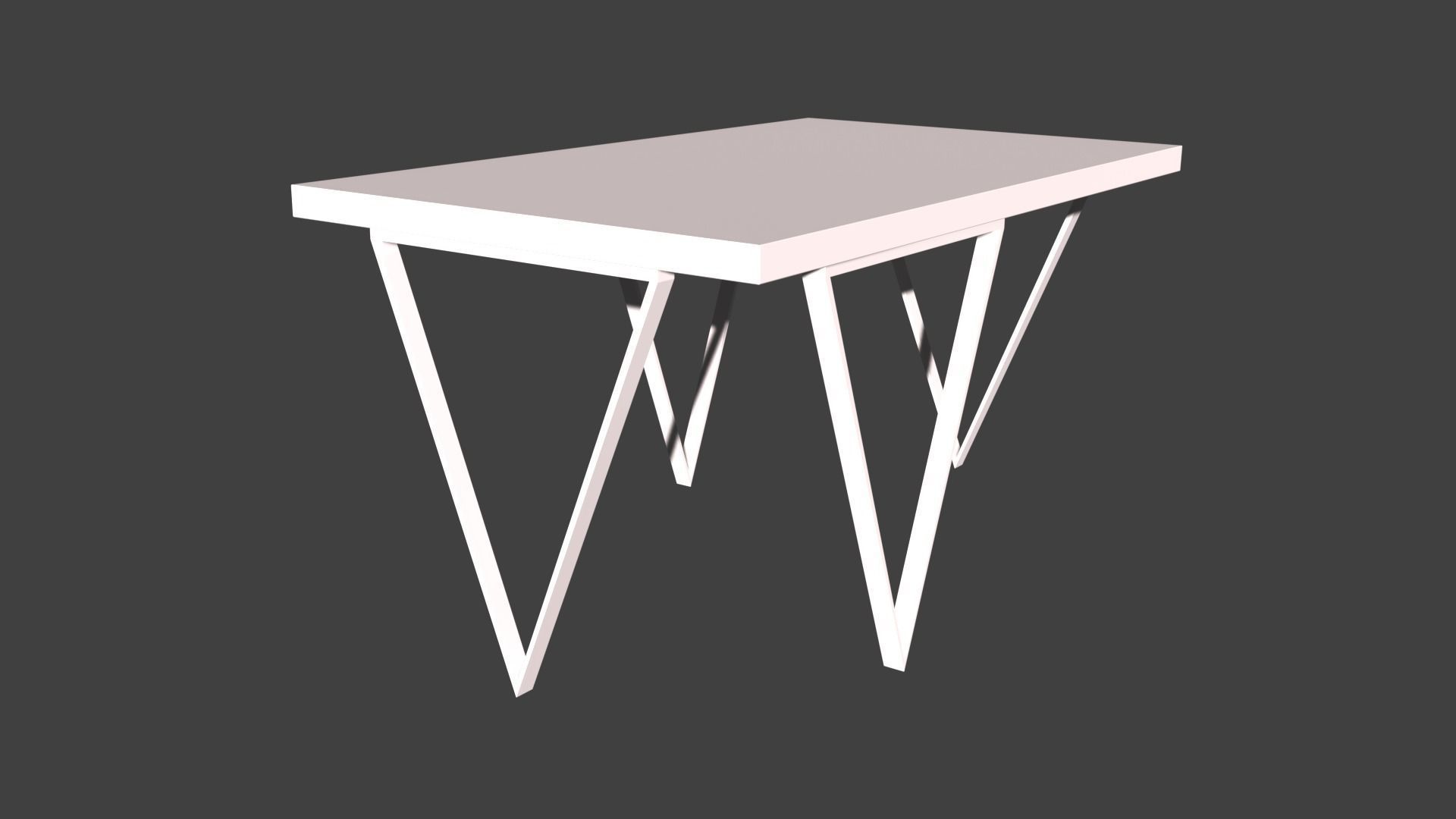 Tables table with light on top 3D model_72